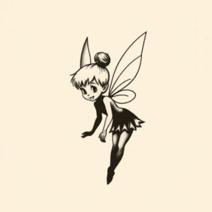 Minimalist Tinkerbell Tattoo