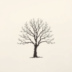 Minimalist Tree Tattoo
