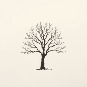 Minimalist Tree Tattoo