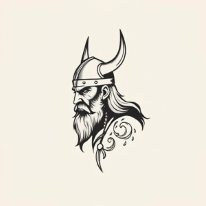 Minimalist Viking Tattoo