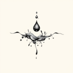 Minimalist Water Tattoo