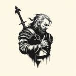Minimalist Witcher Tattoo