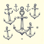 Multiple Anchor Tattoo