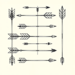 Multiple Arrow Tattoo