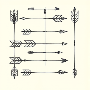 Multiple Arrow Tattoo