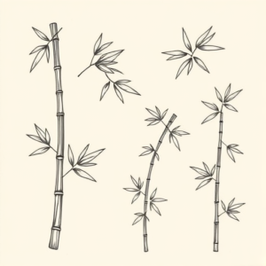 Multiple Bamboo Tattoo