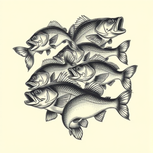 Multiple Bass Tattoo