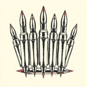 Multiple Bullet Tattoo