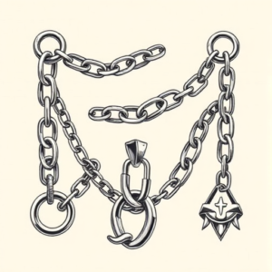 Multiple Chain Tattoo