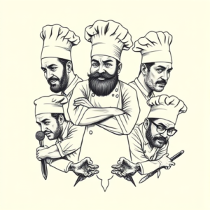 Multiple Chef Tattoo