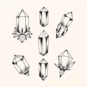 Multiple Crystal Tattoo