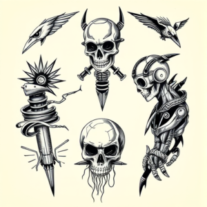 Multiple Cyber Tattoo