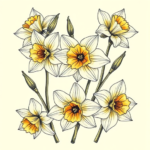 Multiple Daffodil Tattoo