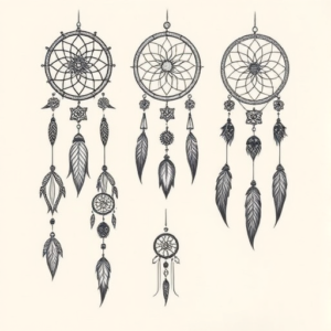 Multiple Dreamcatcher Tattoo