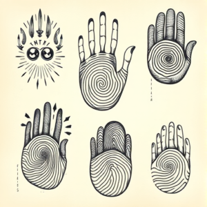 Multiple Fingerprint Tattoo