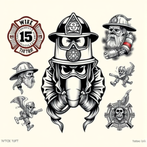 Multiple Firefighter Tattoo