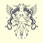 Multiple Gemini Tattoo