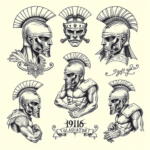 Multiple Gladiator Tattoo