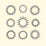 Multiple Halo Tattoo