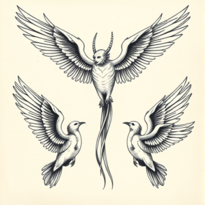 Multiple Icarus Tattoo