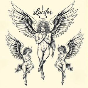 Multiple Lucifer Tattoo