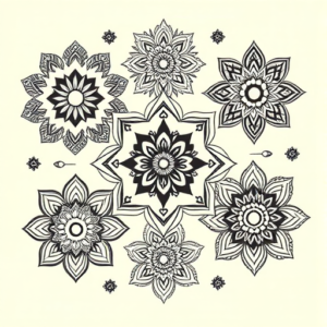 Multiple Mandala Tattoo