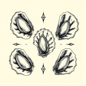 Multiple Oyster Tattoo