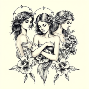 Multiple Persephone Tattoo