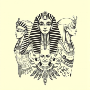 Multiple Pharaoh Tattoo