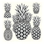 Multiple Pineapple Tattoo