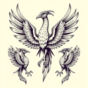 Multiple Quetzalcoatl Tattoo
