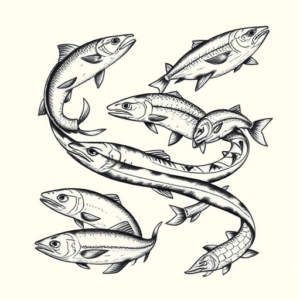 Multiple River Tattoo