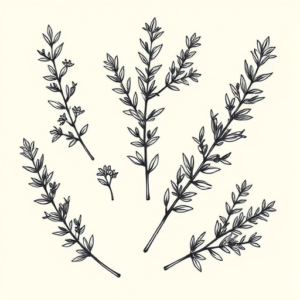 Multiple Rosemary Tattoo
