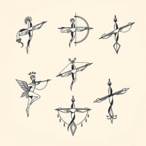 Multiple Sagittarius Tattoo