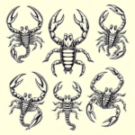 Multiple Scorpion Tattoo