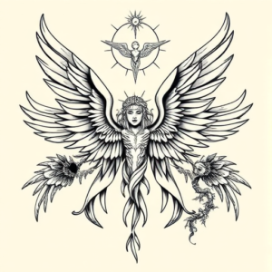 Multiple Seraphim Tattoo