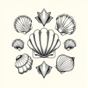 Multiple Shell Tattoo
