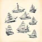 Multiple Ship Tattoo