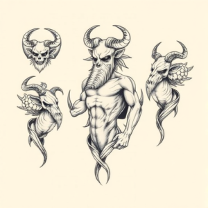 Multiple Sisyphus Tattoo