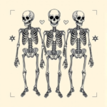 Multiple Skeleton Tattoo