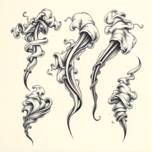 Multiple Smoke Tattoo