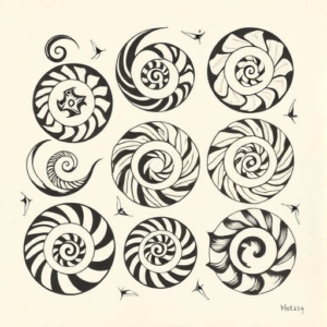 Multiple Spiral Tattoo