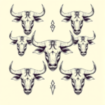 Multiple Taurus Tattoo