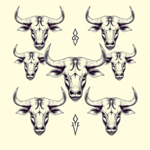 Multiple Taurus Tattoo