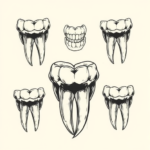 Multiple Tooth Tattoo