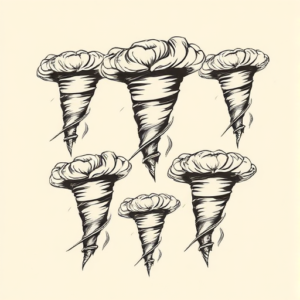 Multiple Tornado Tattoo