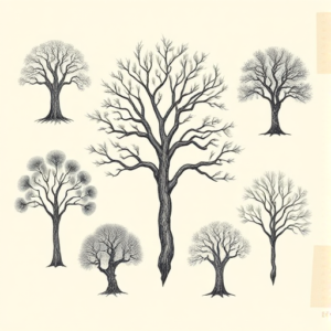 Multiple Tree Tattoo