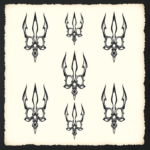 Multiple Trident Tattoo