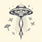 Multiple Ufo Tattoo
