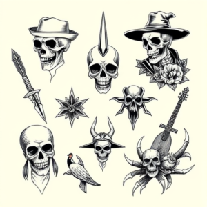 Multiple Voodoo Tattoo